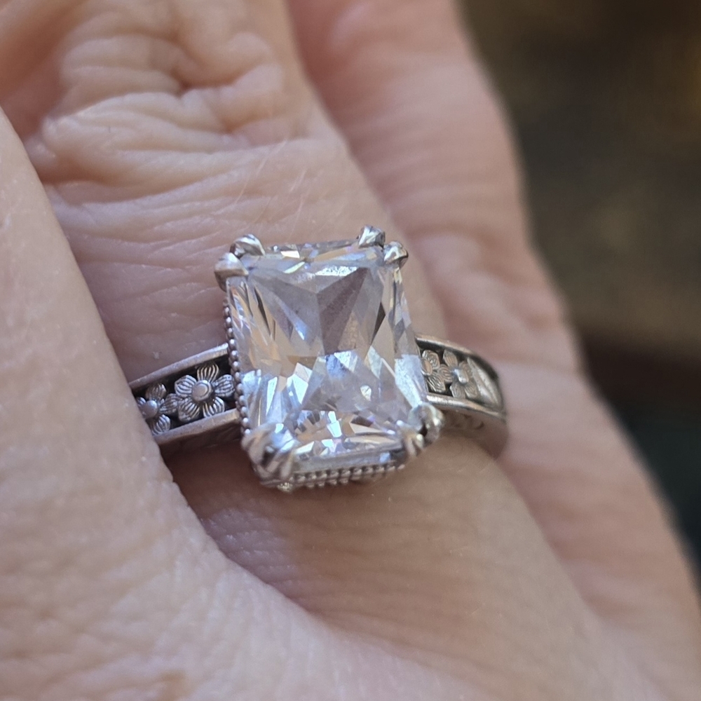 1930s Vintage 2.50 Ct Size 10 Ring